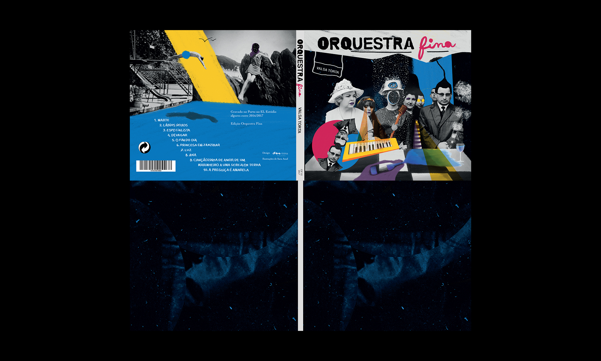 Capa album Valsa Torta - Orquestra Fina 10