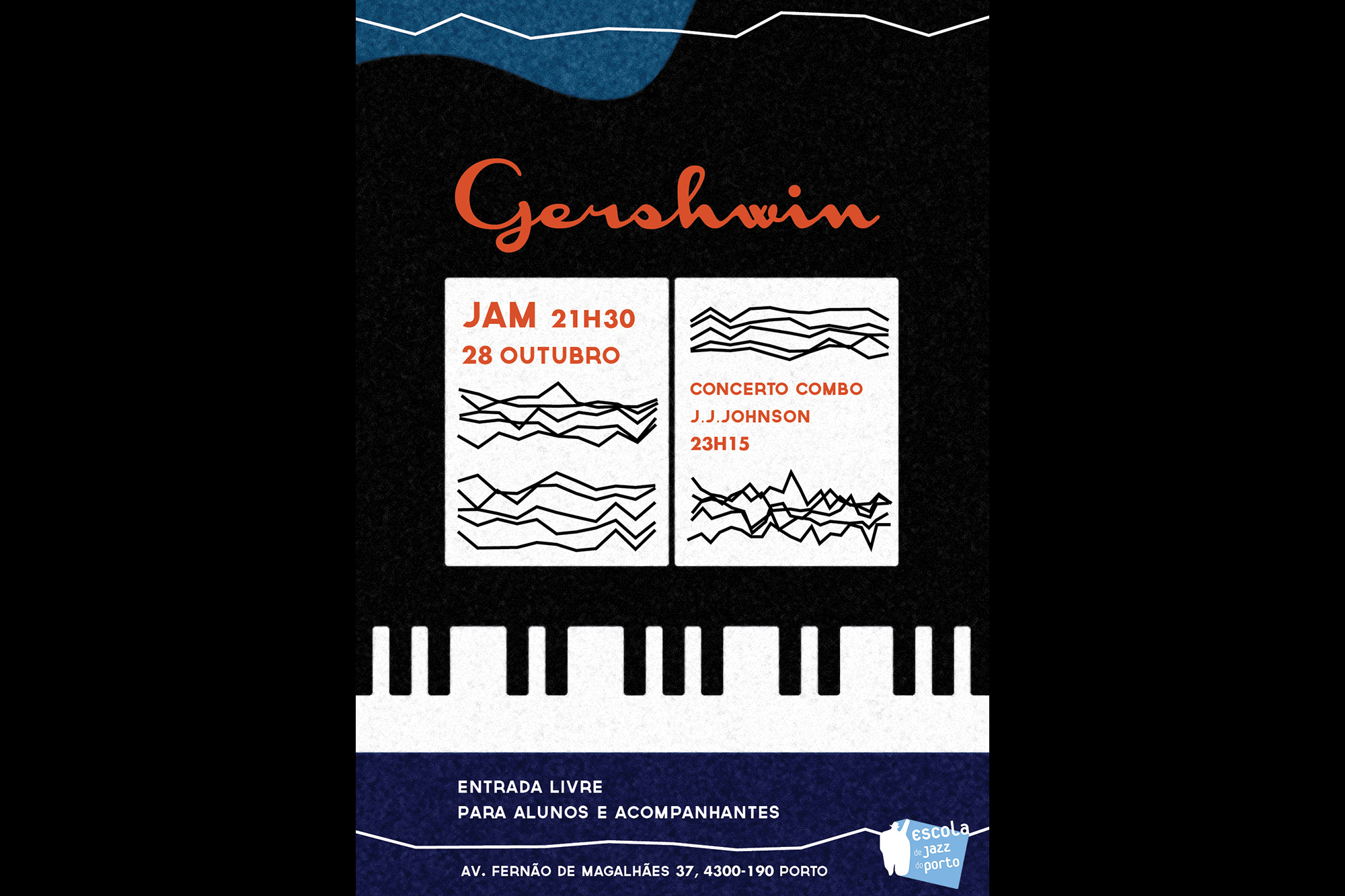 Cartaz Jam Session EJP Gershwin