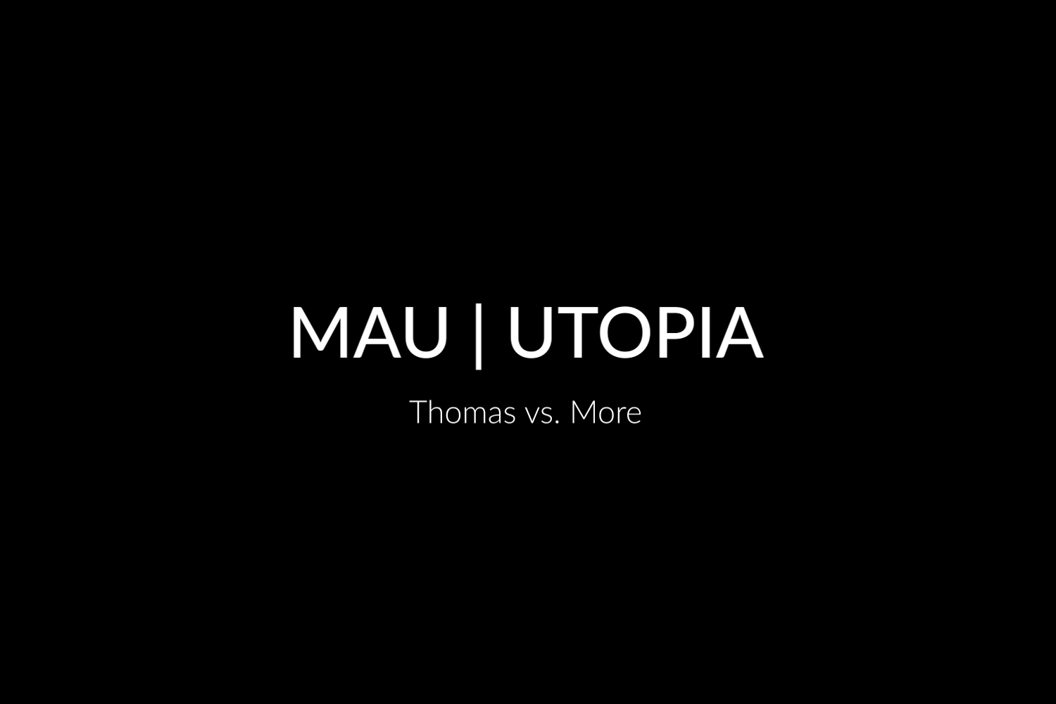 imagem MAU- Thomas vs. Moore